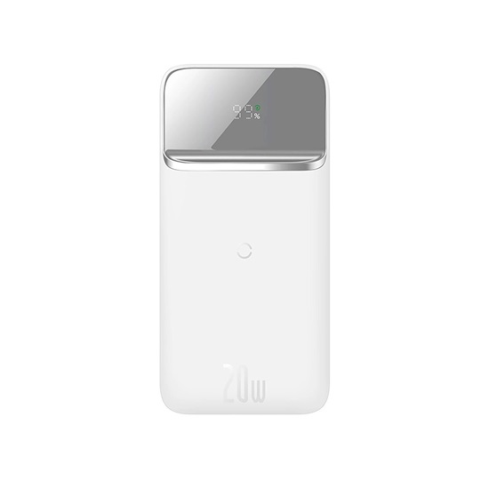 Baseus Magnetic Overseas Edition MagSafe Power Bank 10000mAh 20W με Θύρα USB-A και Θύρα USB-C Power Delivery Λευκό (PPCX010202) (BASPPCX010202)-BASPPCX010202