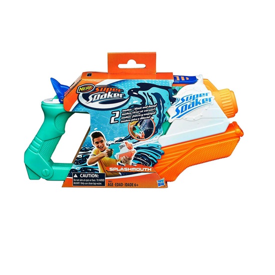 Hasbro Nerf Εκτοξευτής Splashmouth Super Soaker για 6+ Ετών (E0021) (HASE0021)-HASE0021