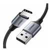 Ugreen Braided USB 2.0 Cable USB-C male - USB-A male Μαύρο 2m (60128) (UGR60128)-UGR60128