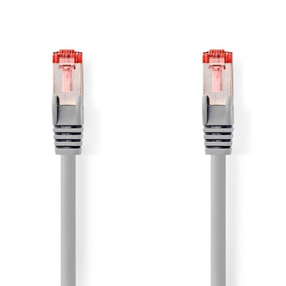 Nedis Cat 6 S/FTP Network Cable RJ45 Male - RJ45 Male 1m Grey (CCGP85221GY10) (NEDCCGP85221GY10)-NEDCCGP85221GY10