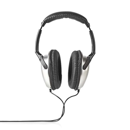 Nedis Ενσύρματα Over Ear Ακουστικά Τηλεόρασης Ασημί (HPWD1201BK) (NEDHPWD1201BK)-NEDHPWD1201BK