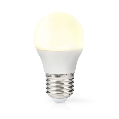 Nedis Λάμπα LED για Ντουί E27 και Σχήμα G45 Θερμό Λευκό 470lm (LBE27G452) (NEDLBE27G452)-NEDLBE27G452