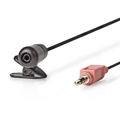 Nedis Wired Microphone Πέτου με Καρφί 3.5mm (MICCJ100BK) (NEDMICCJ100BK)-NEDMICCJ100BK