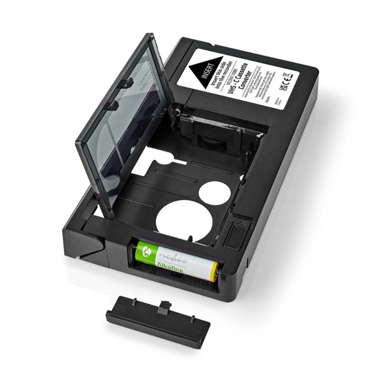 Nedis VHS Converter VHS-C to VHS Black (VCON110BK) (NEDVCON110BK)-NEDVCON110BK