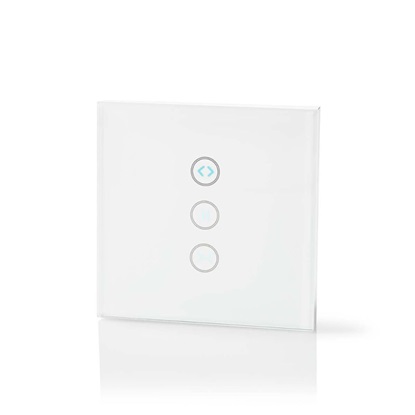 Nedis Wi-Fi Smart Wall Switch Wi-Fi Ρολών με Πλαίσιο και Τρία Πλήκτρα Αφής Λευκό (WIFIWC10WT) (NEDWIFIWC10WT)-NEDWIFIWC10WT