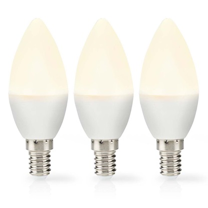 Nedis Λάμπες LED για Ντουί E14 Θερμό Λευκό 470lm 3τμχ (LBE14C352P3) (NEDLBE14C352P3)-NEDLBE14C352P3