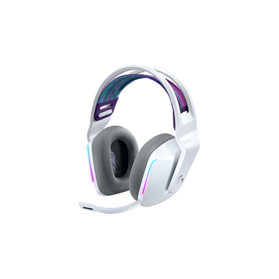 Logitech Lightspeed Gaming Headset G733 white (981-000883) (LOGG733WH)-LOGG733WH