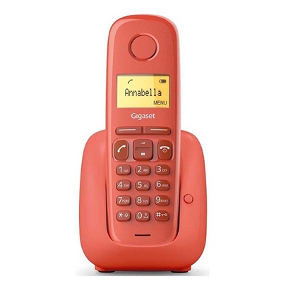 Gigaset A170 Ασύρματο Τηλέφωνο Strawberry Red (GGSA170-STR)-GGSA170-STR