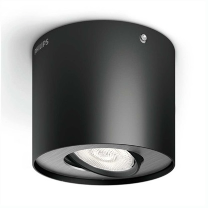 Philips  Φωτιστικό Οροφής Σποτ  myLiving Phase 2700K 500lm 4.5W Black (PHI533003016)-PHI533003016