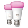 Philips  Hue Smart Lamp E27 White Ambiance 1100lm (2-Pack) (929002468404) (PHI929002468404)-PHI929002468404