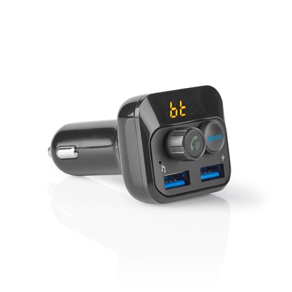 Nedis FM Transmitter Αυτοκινήτου με USB (CATR120BK) (NEDCATR120BK)-NEDCATR120BK