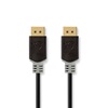 Nedis Cable DisplayPort male - DisplayPort male 2m Μαύρο (CCBW37014AT20) (NEDCCBW37014AT20)-NEDCCBW37014AT20