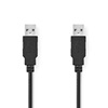 Nedis USB 2.0 Cable USB-A male - USB-A male 2m (CCGB60000BK20) (NEDCCGB60000BK20)-NEDCCGB60000BK20