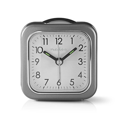 Nedis Επιτραπέζιο Ρολόι με Ξυπνητήρι (CLDK005GY) (NEDCLDK005GY)-NEDCLDK005GY