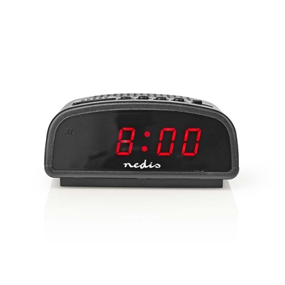 Nedis Ψηφιακό Ρολόι Επιτραπέζιο με Ξυπνητήρι (CLDK008BK) (NEDCLDK008BK)-NEDCLDK008BK
