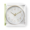 Nedis Ρολόι Τοίχου Πλαστικό Gold / White 30cm (CLWA015PC30GD) (NEDCLWA015PC30GD)-NEDCLWA015PC30GD