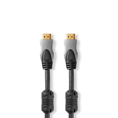 Nedis High Speed HDMI-Cable Ethernet HDMI-connector - HDMI-connector 2.50 m Anthracite (CVGC34000AT25) (NEDCVGC34000AT25)-NEDCVGC34000AT25