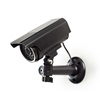 Nedis Ψεύτικη Κάμερα Παρακολούθησης Τύπου Bullet Ηλιακή Μαύρη (DUMCBS10BK) (NEDDUMCBS10BK)-NEDDUMCBS10BK