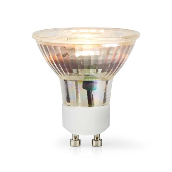 Nedis LED Bulb GU10 Spot 4.5W 345lm 2700K Warm White (LBGU10P164) (NEDLBGU10P164)-NEDLBGU10P164