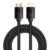 Baseus HDMI 2.1 Braided Cable HDMI male - HDMI male 2m Black (CAKGQ-K01) (BASCAKGQ-K01)-BASCAKGQ-K01