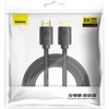 Baseus HDMI 2.1 Braided Cable HDMI male - HDMI male 2m Black (CAKGQ-K01) (BASCAKGQ-K01)-BASCAKGQ-K01
