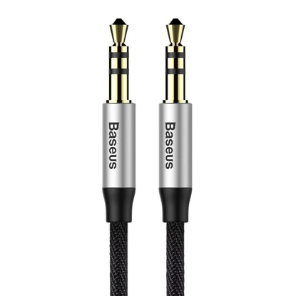 Baseus Cable 3.5mm male - 3.5mm male Black 1.5m (CAM30-CS1) (BASCAM30-CS1)-BASCAM30-CS1