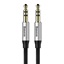 Baseus Cable 3.5mm male - 3.5mm male Black 1.5m (CAM30-CS1) (BASCAM30-CS1)-BASCAM30-CS1