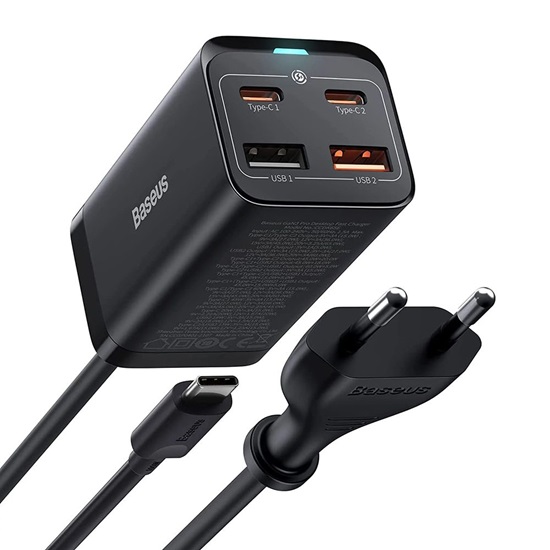 Baseus Φορτιστής Χωρίς Καλώδιο 65W Quick Charge 4.0 Μαύρος (CCGP040101) (BASCCGP040101)-BASCCGP040101