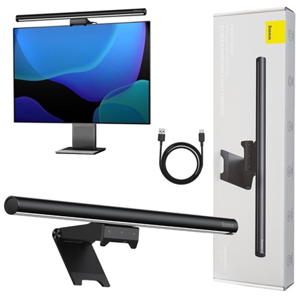 Baseus I-Wok2 Monitor Light Bar με Touch Panel Black (DGIW000101) (BASDGIW000101)-BASDGIW000101
