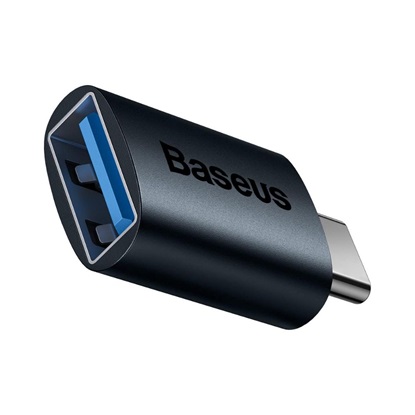 Baseus Ingenuity Converter USB-C male to USB-A female Blue (ZJJQ000003) (BASZJJQ000003)-BASZJJQ000003