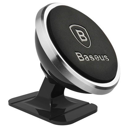 Baseus Magnetic car holder for smartphone Silver (SUCX140012) (BASSUCX140012)-BASSUCX140012