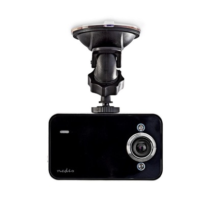 Nedis Κάμερα DVR Αυτοκινήτου 720P με Οθόνη 2.4" για Παρμπρίζ με Βεντούζα (DCAM06BK) (NEDDCAM06BK)-NEDDCAM06BK