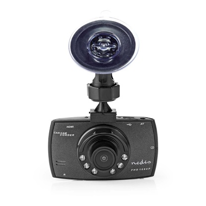Nedis Κάμερα DVR Αυτοκινήτου 1080P με Οθόνη 2.7" για Παρμπρίζ με Βεντούζα (DCAM11BK) (NEDDCAM11BK)-NEDDCAM11BK