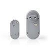 Nedis Wireless Doorbell Set Mains Powered Volume 80 dB Grey / White (DOORB230CWT) (NEDDOORB230CWT)-NEDDOORB230CWT