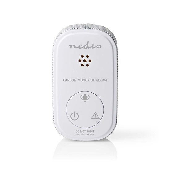 Nedis Carbon Monoxide Alarm 85 dB White (DTCTCO20WT) (NEDDTCTCO20WT)-NEDDTCTCO20WT