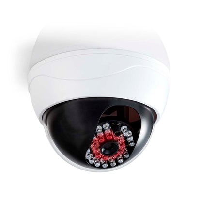 Nedis Dummy Security Camera Dome White (DUMCD20WT) (NEDDUMCD20WT)-NEDDUMCD20WT