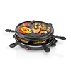 Nedis Επιτραπέζια Ηλεκτρική Ψησταριά Raclette 800W 30x30εκ. (FCRA210FBK6) (NEDFCRA210FBK6)-NEDFCRA210FBK6