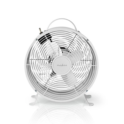 Nedis Επιτραπέζιος Ανεμιστήρας 20W Διαμέτρου 25cm/White (FNCL10WT20) (NEDFNCL10WT20)-NEDFNCL10WT20