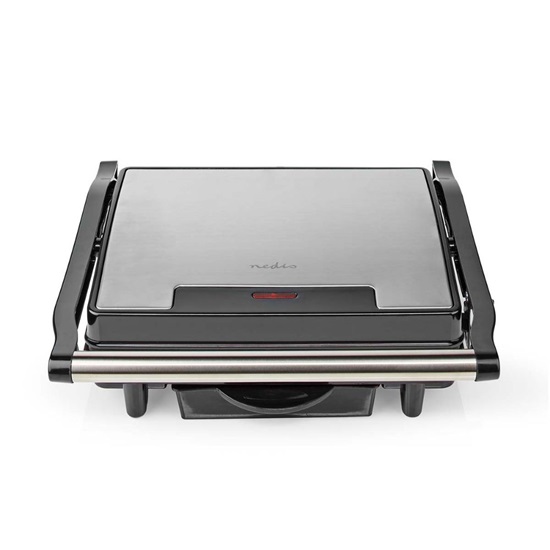 Nedis Τοστιέρα για 2 Τοστ 1500W Inox (KAGR121FSR) (NEDKAGR121FSR)-NEDKAGR121FSR