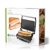 Nedis Τοστιέρα για 2 Τοστ 1500W Inox (KAGR121FSR) (NEDKAGR121FSR)-NEDKAGR121FSR