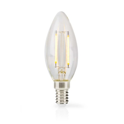 Nedis LED Filament Bulb E14 7 W Warm White (LBFE14C353) (NEDLBFE14C353)-NEDLBFE14C353