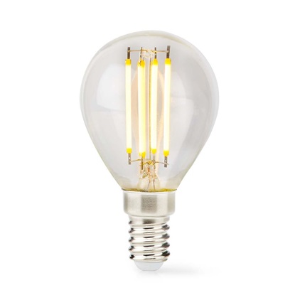 Nedis LED Filament Bulb E14 4.5 W Warm White (LBFE14G452) (NEDLBFE14G452)-NEDLBFE14G452