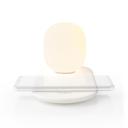 Nedis LED Lamp with Wireless Charger 10 W (LTLQ10W1WT) (NEDLTLQ10W1WT)-NEDLTLQ10W1WT