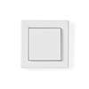 Nedis Χωνευτός Διακόπτης Τοίχου για Έλεγχο Φωτισμού με Πλαίσιο και Ένα Πλήκτρο Λευκός (RFWS10WT) (NEDRFWS10WT)-NEDRFWS10WT