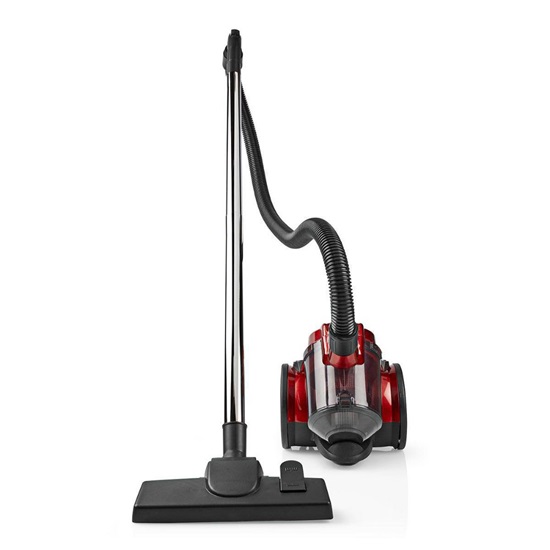 Nedis Ηλεκτρική Σκούπα 700W με Κάδο 1.5lt Κόκκινη (VCBS100RD) (NEDVCBS100RD)-NEDVCBS100RD