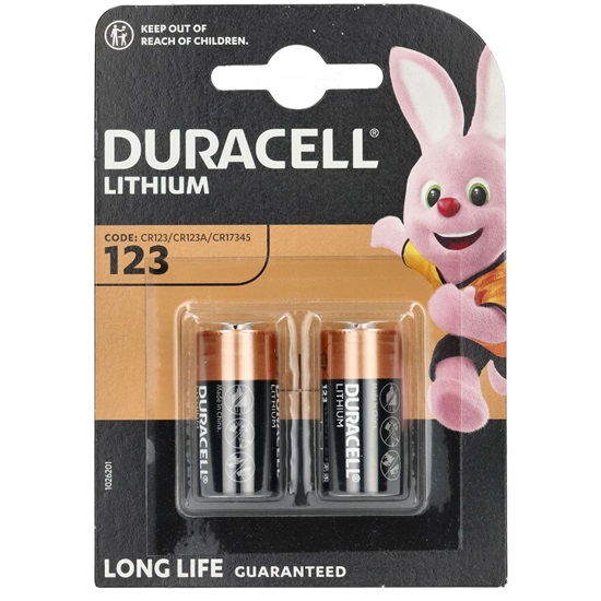 Duracell Μπαταρίες Λιθίου CR123A 3V 2τμχ (DUCR123A)(DURDUCR123A)-DURDUCR123A