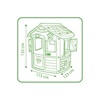 Smoby Children's Garden House 129x132x135cm (7600810406) (SMO7600810406)-SMO7600810406
