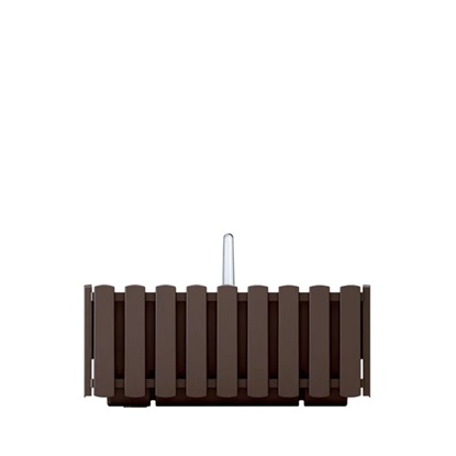 Prosperplast Boardee Fencycase Flowerpot 580mm Bronze (DDEF600W-R222) (PSPDDEF600W-R222)-PSPDDEF600W-R222