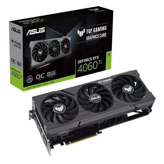 VGA Asus GeForce® RTX 4060 TI 8GB Gaming OC GDDR6X TUF (90YV0J50-M0NA00) (ASU90YV0J50-M0NA00)-ASU90YV0J50-M0NA00