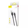 Baseus Cafule USB Lightning Cable 2.4A 0.5m Gray+Black (CALKLF-AG1) (BASCALKLF-AG1)-BASCALKLF-AG1